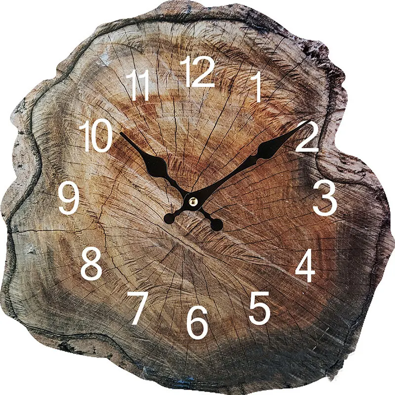 Simulation Annual Ring Wooden Wall Clock Wood Grain Silent Wall Hanging Clock Watch Coffe Office Home Wall Decoration Clock
Simulation Annual Ring Wooden Wall Clock Wood Grain Silent Wall Hanging Clock Watch Coffe Office Home Wall Decoration Clock