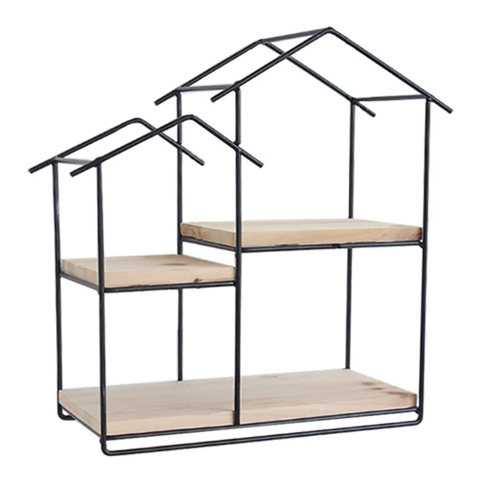 Bird Style Storage Rack Double Layers Hanging Shelves Wall Storage Holder Fashion Home Rack (Black) home storage rack
Bird Style Storage Rack Double Layers Hanging Shelves Wall Storage Holder Fashion Home Rack (Black) home storage rack
