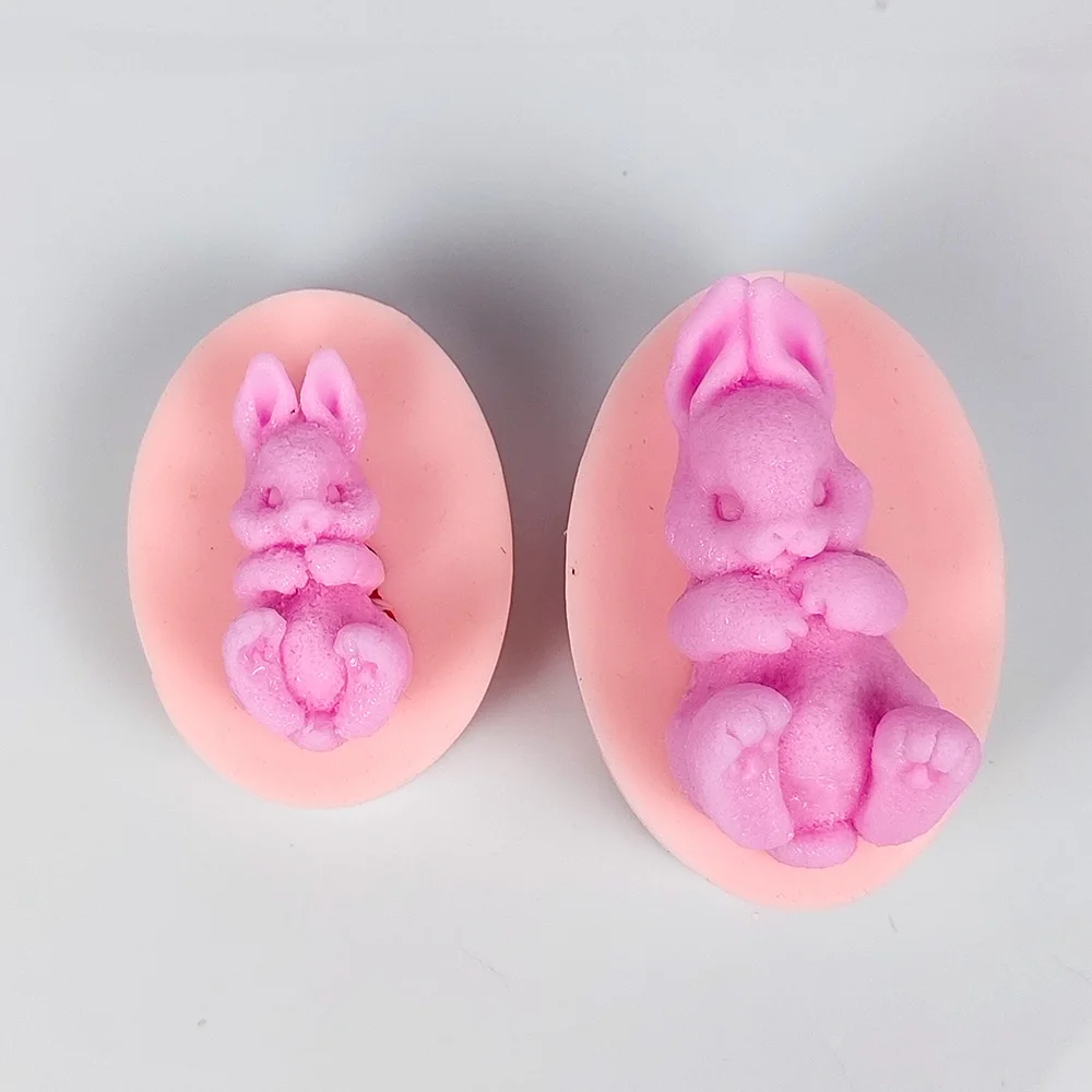 3D Animals Mold Rabbit Mother&Baby Moulds Silicone Candle Soap Molds Lying Bunny Wedding Birthday Cake Decor DW0746
3D Animals Mold Rabbit Mother&Baby Moulds Silicone Candle Soap Molds Lying Bunny Wedding Birthday Cake Decor DW0746