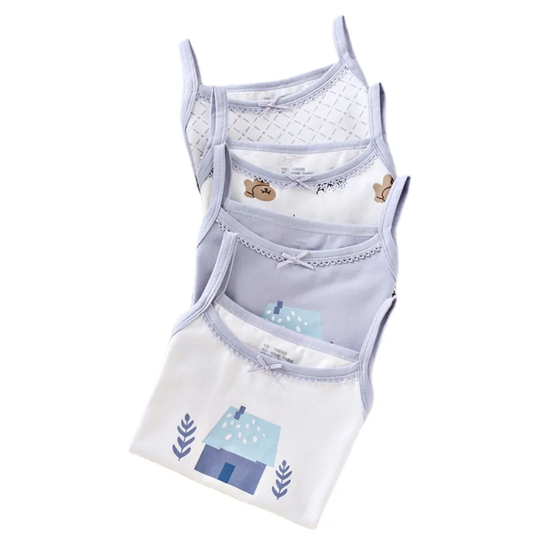 4pcs/Lot Little Girl Top Tanks Shirt Cute Bear Prints Children Underwear Size 100-150 Kids Underwear Singlet Shirt
4pcs/Lot Little Girl Top Tanks Shirt Cute Bear Prints Children Underwear Size 100-150 Kids Underwear Singlet Shirt