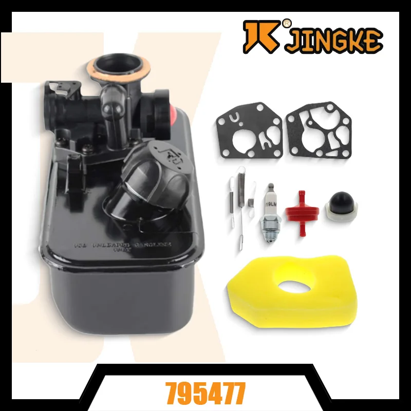 JINGKE Carburetor Fuel Tank For Briggs Stratton Mower Carburettor Carby Primer 494406 795477 498809 795469 794147 699660 79416
JINGKE Carburetor Fuel Tank For Briggs Stratton Mower Carburettor Carby Primer 494406 795477 498809 795469 794147 699660 79416