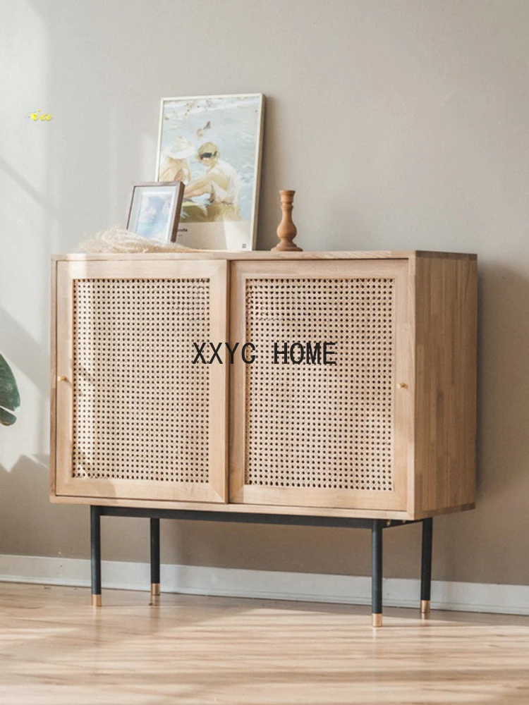Japanese-Style Solid Wood Chest of Drawers Living Room Rattan Storage Cabinet Chest of Drawer Nordic Home Storage Cabinet
Japanese-Style Solid Wood Chest of Drawers Living Room Rattan Storage Cabinet Chest of Drawer Nordic Home Storage Cabinet