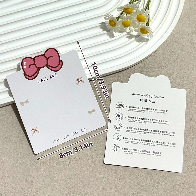 10Pcs Bow Tie False Nails Display Cards Cartoon New Style False Nail Tips Portable Nail Photography Props Manicure Showing Tools
10Pcs Bow Tie False Nails Display Cards Cartoon New Style False Nail Tips Portable Nail Photography Props Manicure Showing Tools