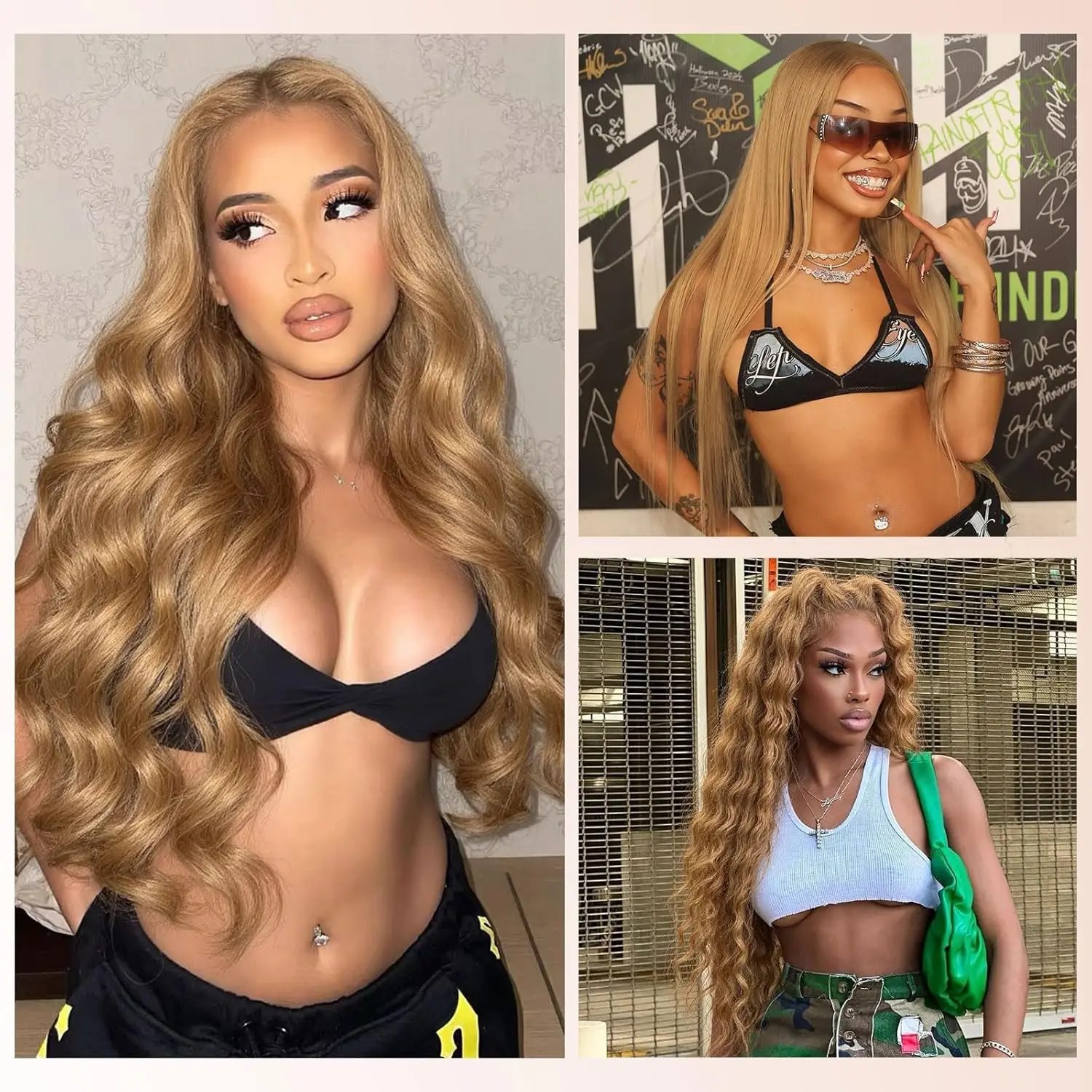 38 Inch 27 Honey Blonde Wig Human Hair Body Wave 13x6 HD Lace Front Wig Human Hair Water Wave Pre Plucked 220 Density for Women
38 Inch 27 Honey Blonde Wig Human Hair Body Wave 13x6 HD Lace Front Wig Human Hair Water Wave Pre Plucked 220 Density for Women