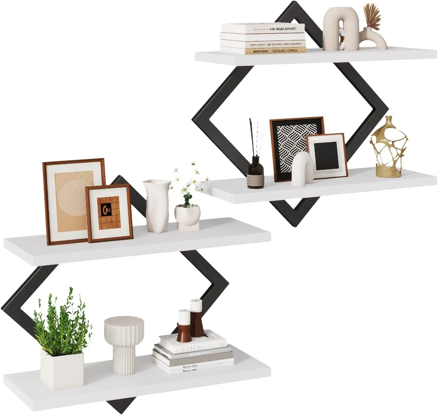 Floating Shelves,15 Inch Wall Shelf Set of 2,Wall Mounted Shelves,2 Tier Hanging Decorative Storage Shelf for Living Ro
Floating Shelves,15 Inch Wall Shelf Set of 2,Wall Mounted Shelves,2 Tier Hanging Decorative Storage Shelf for Living Ro