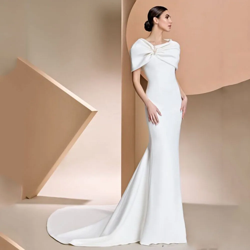 Elegant Ivory Mermaid Mother of the Bride Dresses for Wedding Off The Shooulder Evening Dress Floor Length Wedding Guest Gown
Elegant Ivory Mermaid Mother of the Bride Dresses for Wedding Off The Shooulder Evening Dress Floor Length Wedding Guest Gown