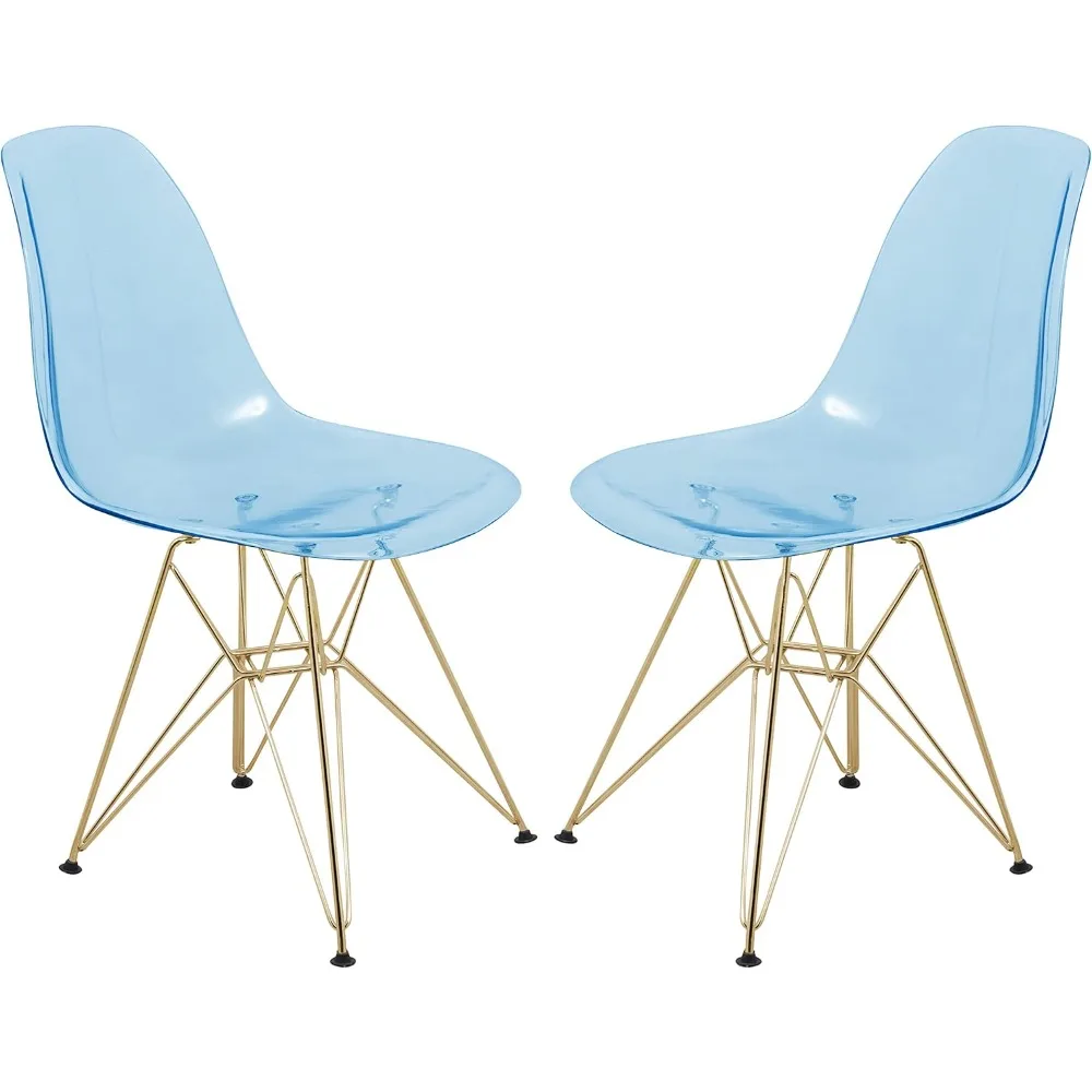 Acrylic Dining Chairs with Eiffel Base, Ergonomic Curved Back,Lightweight Accent Side Chairs for Modern and Mid-Century
Acrylic Dining Chairs with Eiffel Base, Ergonomic Curved Back,Lightweight Accent Side Chairs for Modern and Mid-Century