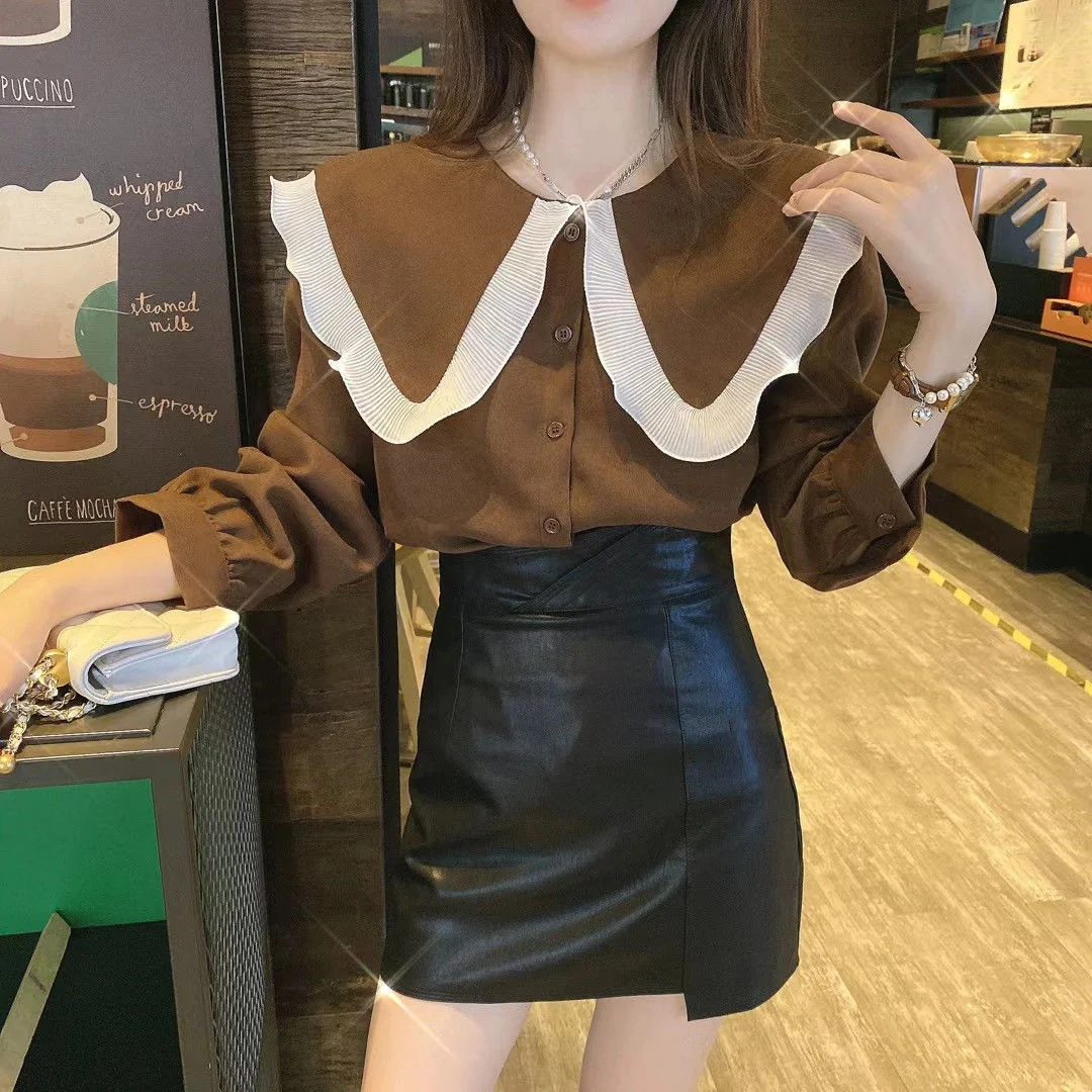 Pleated Lace Shirt for Women's Design Top Vintage Clothes for Women Tops Shirts Blouses
Pleated Lace Shirt for Women's Design Top Vintage Clothes for Women Tops Shirts Blouses