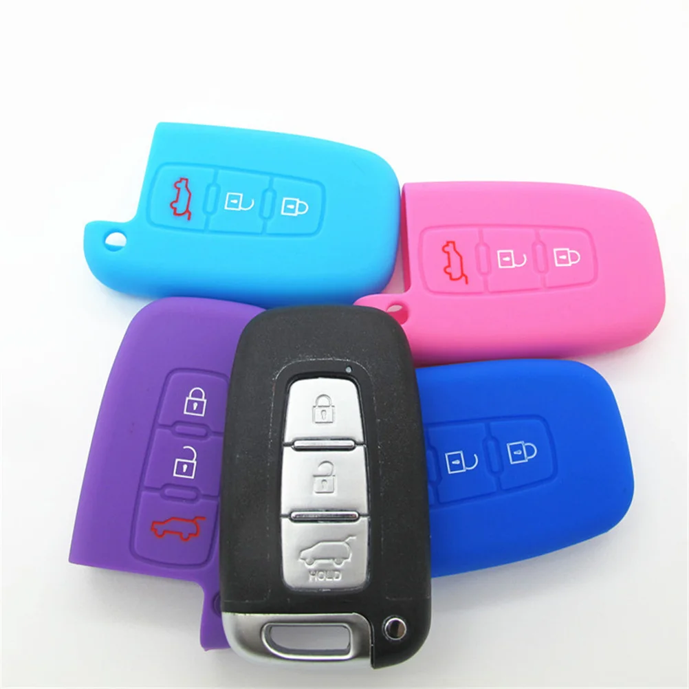 Silicone 3 Button Car Key Case for Ix35 Black Remote Cover Shockproof Scratch Resistant Liquid Protection
Silicone 3 Button Car Key Case for Ix35 Black Remote Cover Shockproof Scratch Resistant Liquid Protection