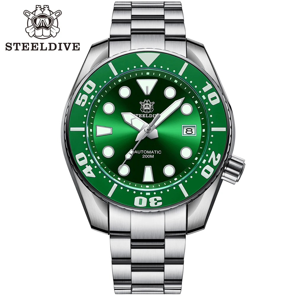 SD1971 New Arrival 2021 STEELDIVE Brand Men Wristwatch Ceramic Bezel Sapphire Glass Blue Luminous NH35 Automatic Dive Watch
SD1971 New Arrival 2021 STEELDIVE Brand Men Wristwatch Ceramic Bezel Sapphire Glass Blue Luminous NH35 Automatic Dive Watch