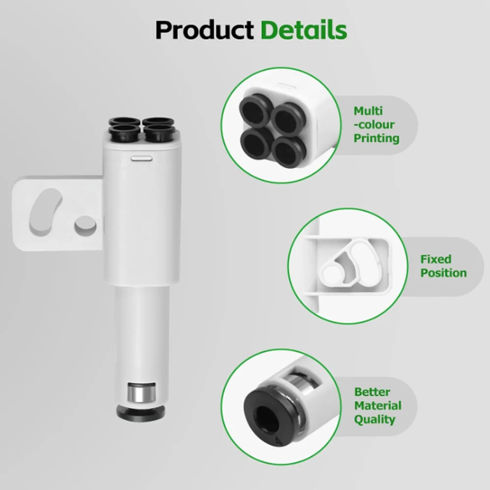 4-in-1 PTFE Adapter Filament Pipe Expansion Port 4 Feeding Modules Material Tube Extension Port for Bambu Lab X1/P1 3D Printer
4-in-1 PTFE Adapter Filament Pipe Expansion Port 4 Feeding Modules Material Tube Extension Port for Bambu Lab X1/P1 3D Printer