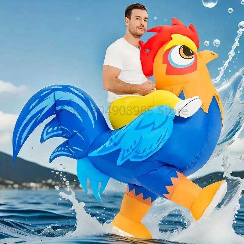 Inflatable rooster costume Halloween street blue and yellow design Cosplay parade and party Halloween parade holiday dress up
Inflatable rooster costume Halloween street blue and yellow design Cosplay parade and party Halloween parade holiday dress up
