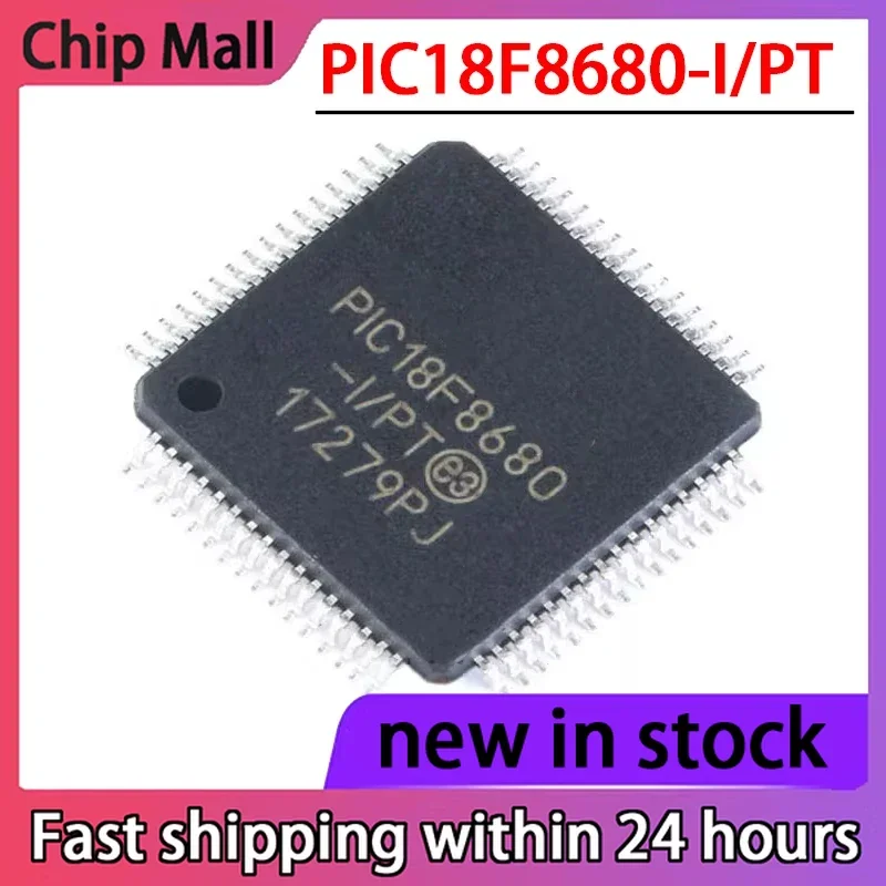 2PCS PIC18F8680-I/PT PIC18F8680 TQFP80 Embedded Microcontroller
2PCS PIC18F8680-I/PT PIC18F8680 TQFP80 Embedded Microcontroller