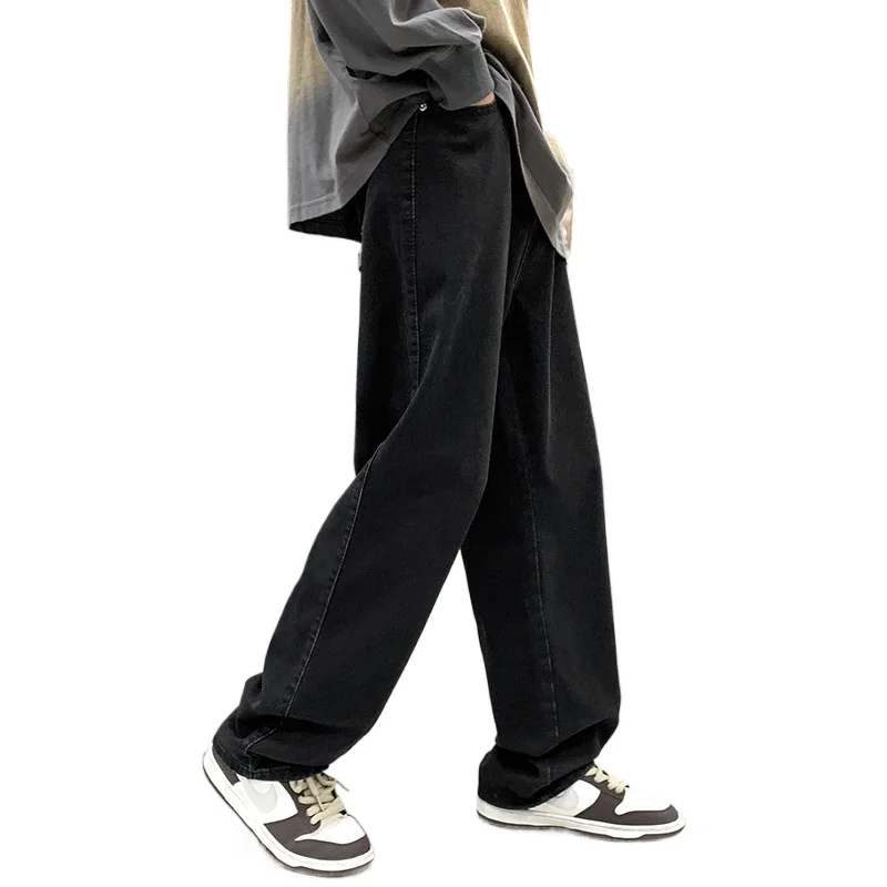 Retro Loose Jeans Men's Straight Leg Casual American Street High Street All-match Mopping Trousers
Retro Loose Jeans Men's Straight Leg Casual American Street High Street All-match Mopping Trousers