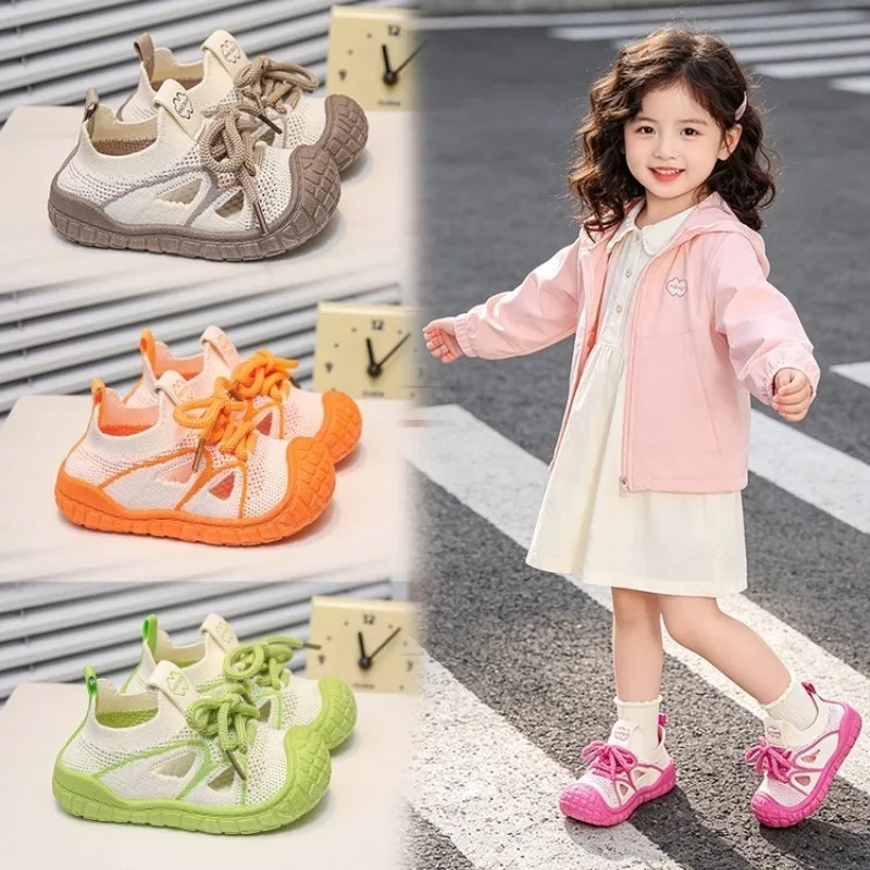 2026 New Summer Kids Sport Sneakers for Girl Flats Lightweight Non-Slip Back To School Children Running Sandals
2026 New Summer Kids Sport Sneakers for Girl Flats Lightweight Non-Slip Back To School Children Running Sandals
