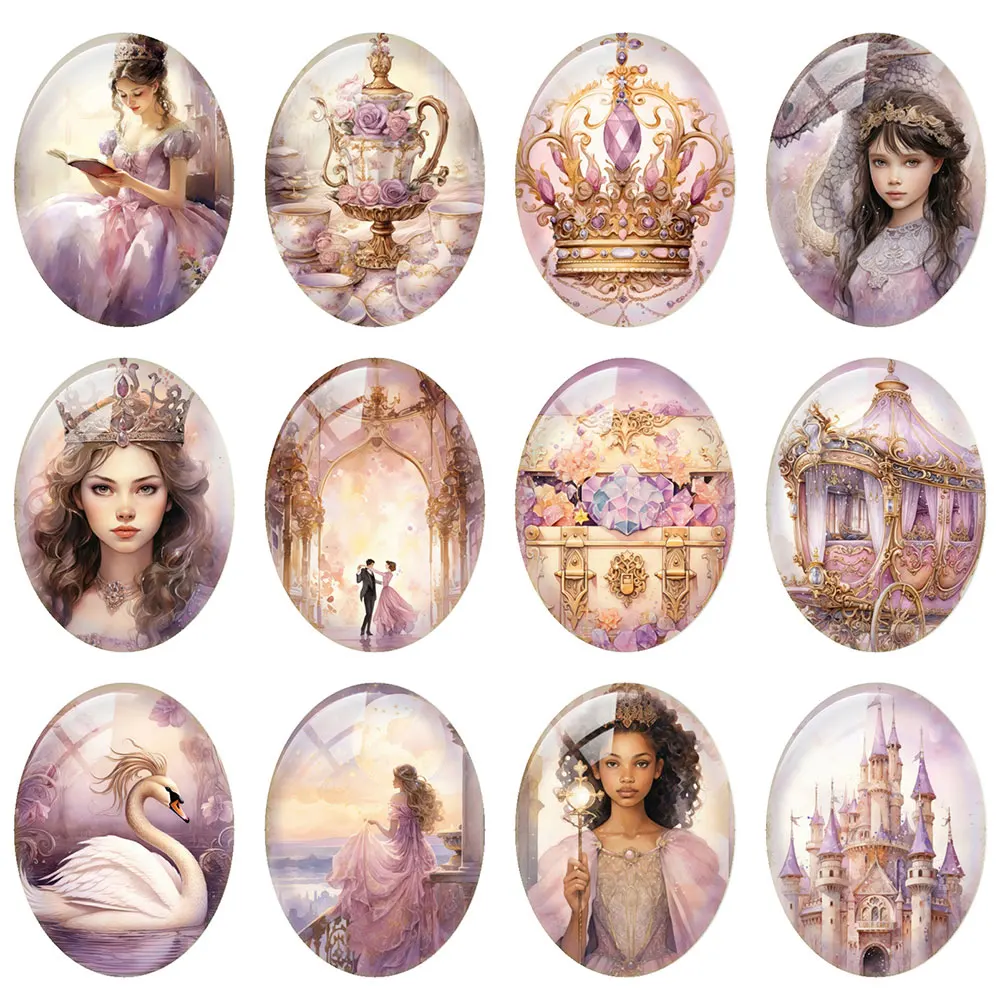 10pcs/lot Beauty Purple Girl Horse Oval Photo Glass Cabochon Flatback Demo Flat Back Cameo For Diy Jewelry Making Supplies
10pcs/lot Beauty Purple Girl Horse Oval Photo Glass Cabochon Flatback Demo Flat Back Cameo For Diy Jewelry Making Supplies