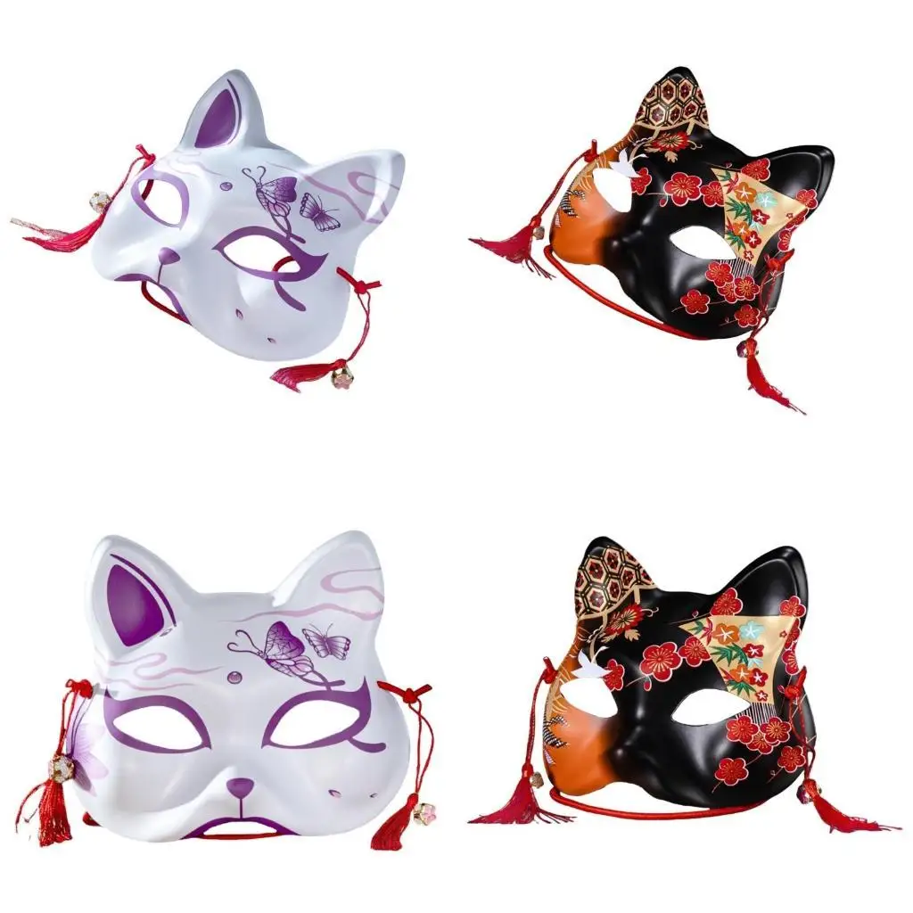 R1WE Hand Painted Foxes Mask Halloween Animal Mask Masquerade Decoration Mask Halloween Costume Accessories for Men Women
R1WE Hand Painted Foxes Mask Halloween Animal Mask Masquerade Decoration Mask Halloween Costume Accessories for Men Women