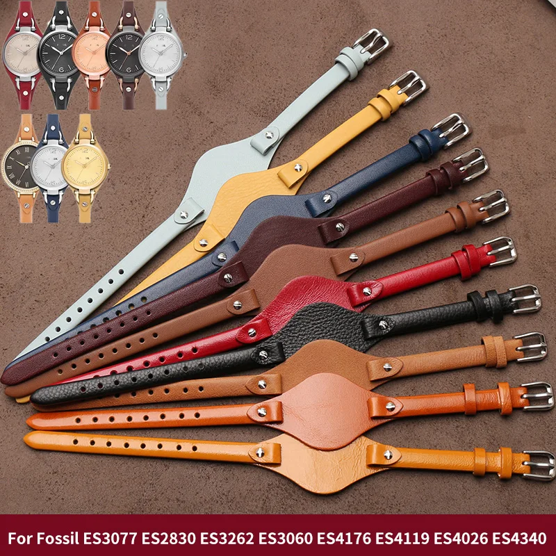 For Fossil Watch Band ES3077 ES2830 ES3262 ES3060 ES4176 ES4119 ES4026 ES4340 Genuine Leather Watch Strap Women Small Bracelet
For Fossil Watch Band ES3077 ES2830 ES3262 ES3060 ES4176 ES4119 ES4026 ES4340 Genuine Leather Watch Strap Women Small Bracelet