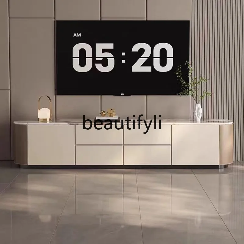 Modern Bedroom TV Cabinet Home Living Room Saddle Leather Storage Cabinet Saddle Leather High Floor TV Cabinet
Modern Bedroom TV Cabinet Home Living Room Saddle Leather Storage Cabinet Saddle Leather High Floor TV Cabinet