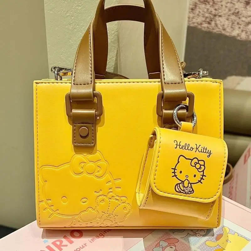 Kawaii Anime New Sanrio Hello Kitty Women's Handbag Cute Cartoon Fashionable and High-End Texture Crossbody Bag Toys for Kids
Kawaii Anime New Sanrio Hello Kitty Women's Handbag Cute Cartoon Fashionable and High-End Texture Crossbody Bag Toys for Kids