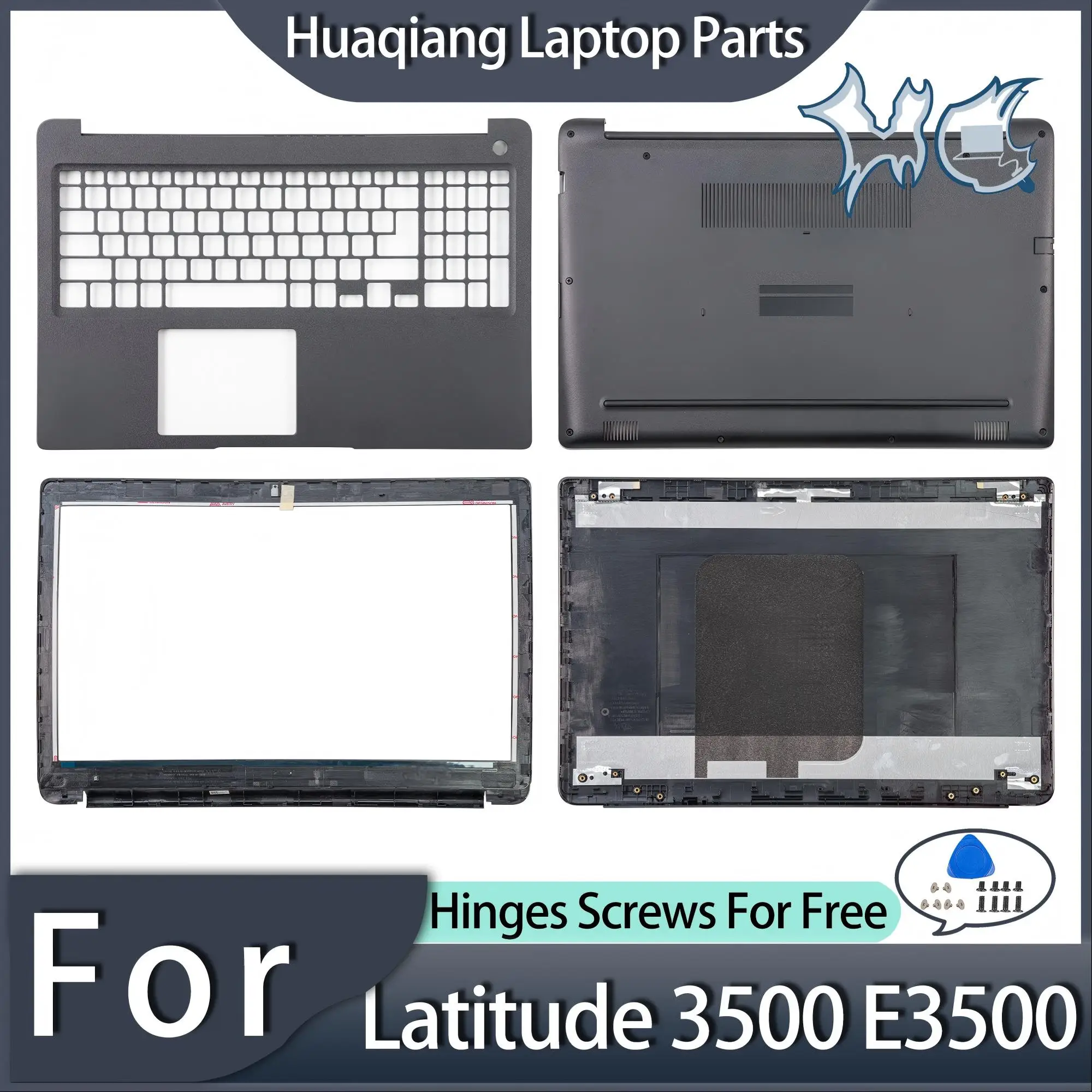 NEW Case For Latitude 15 3500 E3500 LCD Back Cover/Front Bezel/Palmrest/Bottom Case Black Plastic 15.6inch
NEW Case For Latitude 15 3500 E3500 LCD Back Cover/Front Bezel/Palmrest/Bottom Case Black Plastic 15.6inch
