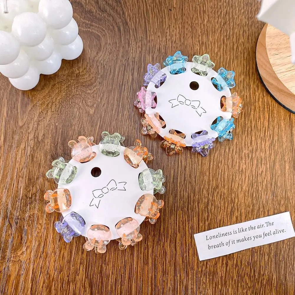 Hair Accessories Mini Hair Claw Hair Clip Candy Color Star Hair Crab Clip Transparent Hair Ornaments Flower Mini Hair Claw
Hair Accessories Mini Hair Claw Hair Clip Candy Color Star Hair Crab Clip Transparent Hair Ornaments Flower Mini Hair Claw