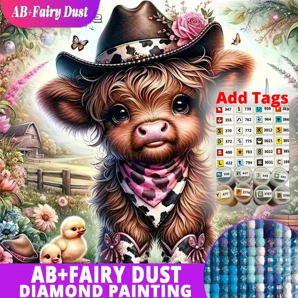 Набор для алмазной вышивки AB Fairy Dust DMC: Животные (Корова, Курица) — Алмазная мозаика для начинающих, DIY
Набор для алмазной вышивки AB Fairy Dust DMC: Животные (Корова, Курица) — Алмазная мозаика для начинающих, DIY