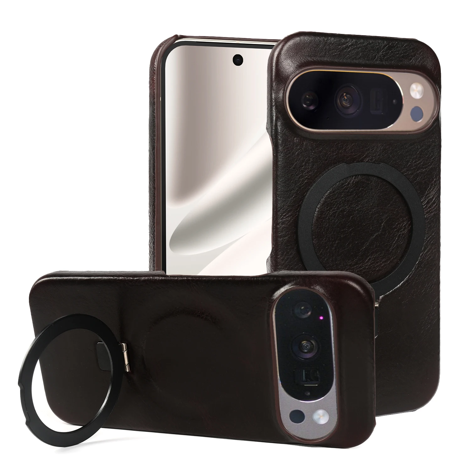 Magnetic Foldable Bracket Kickstand Genuine Leather Phone Case For Google Pixel 10 Pro 9 8 7 6 9A 6A 7A 8A 10A Back Cover Cases
Magnetic Foldable Bracket Kickstand Genuine Leather Phone Case For Google Pixel 10 Pro 9 8 7 6 9A 6A 7A 8A 10A Back Cover Cases