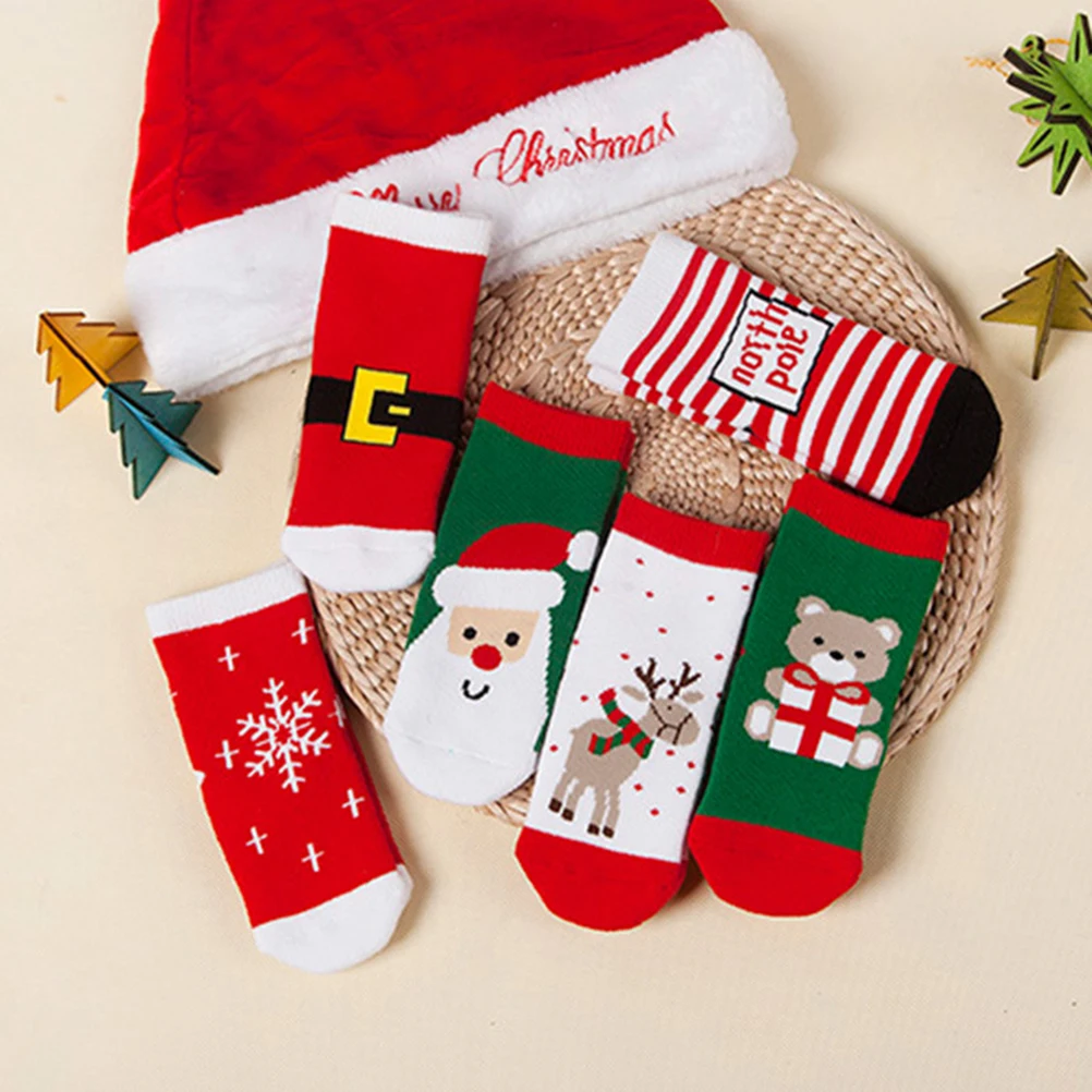 6 Pair Autumn And Winter Thick Christmas Stocking Toddler s Stockings Socks Middle Cotton Festival
6 Pair Autumn And Winter Thick Christmas Stocking Toddler s Stockings Socks Middle Cotton Festival