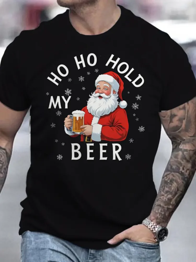 Funny Santa Claus T Shirt for Man Tops Christmas Short Sleeve Tee O-Neck Y2k Clothes Oversize Summer T-Shirt Men Casual Clothing
Funny Santa Claus T Shirt for Man Tops Christmas Short Sleeve Tee O-Neck Y2k Clothes Oversize Summer T-Shirt Men Casual Clothing
