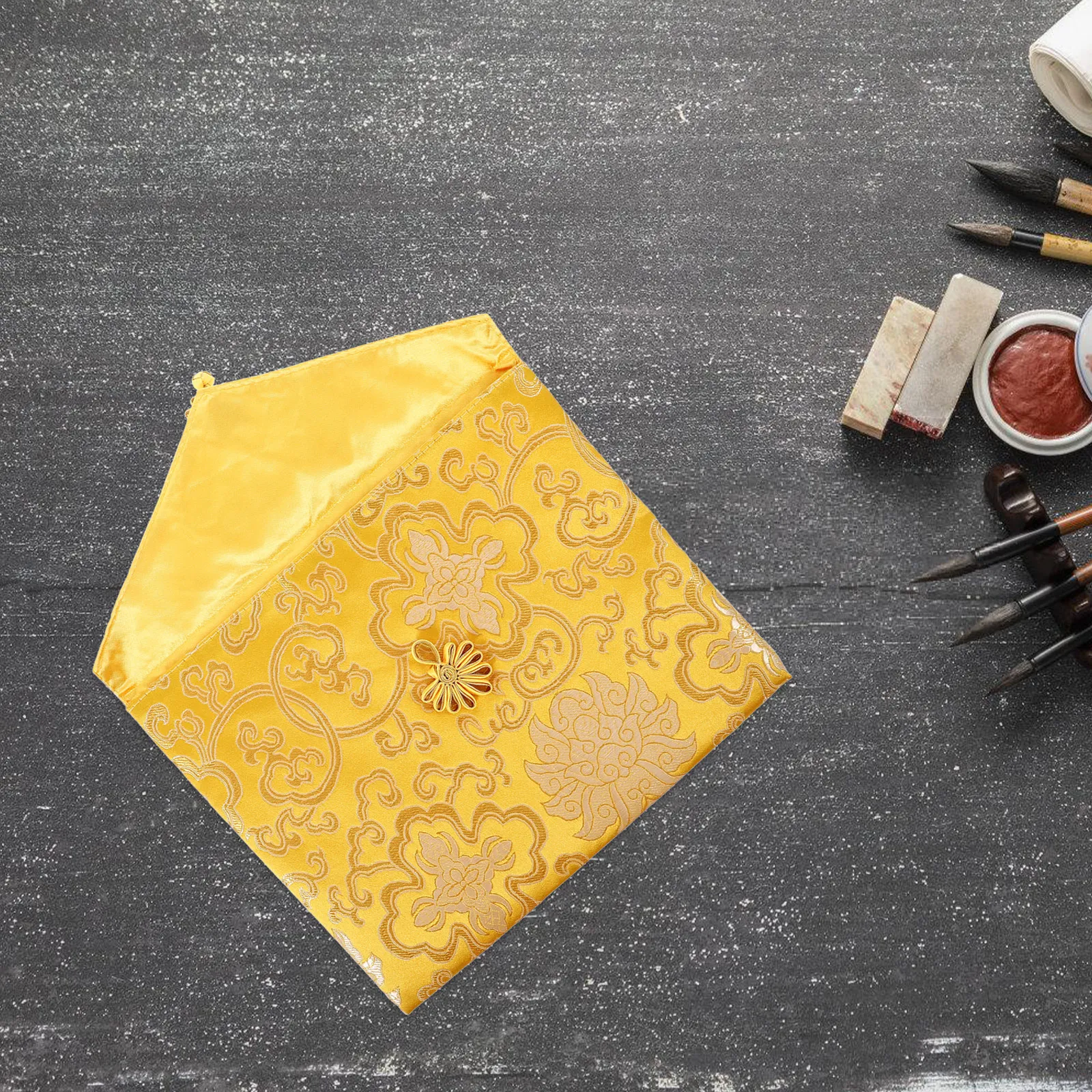 Buddhist Scriptures Storage Bag Soft Sponge Filled Chinese Style Pattern Small Portable Scripture Organizer Cloth Pouch Gift
Buddhist Scriptures Storage Bag Soft Sponge Filled Chinese Style Pattern Small Portable Scripture Organizer Cloth Pouch Gift