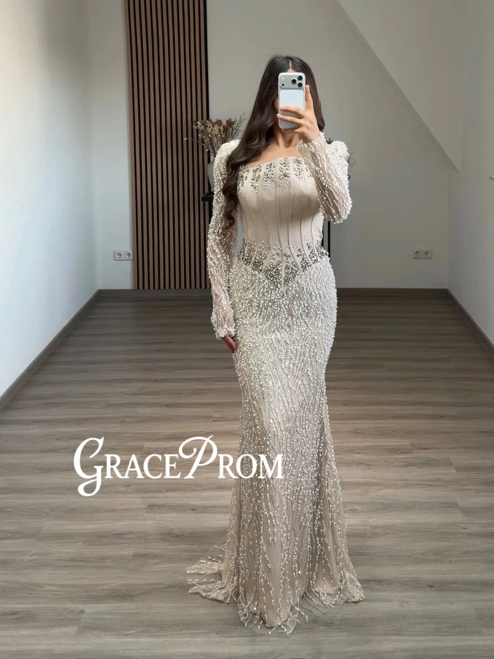 Luxury Pearls Crystals Mermaid Prom Dress Elegant Corset Dinner Party Wear Customized Shiny Formal Women's Evening Gown
Luxury Pearls Crystals Mermaid Prom Dress Elegant Corset Dinner Party Wear Customized Shiny Formal Women's Evening Gown