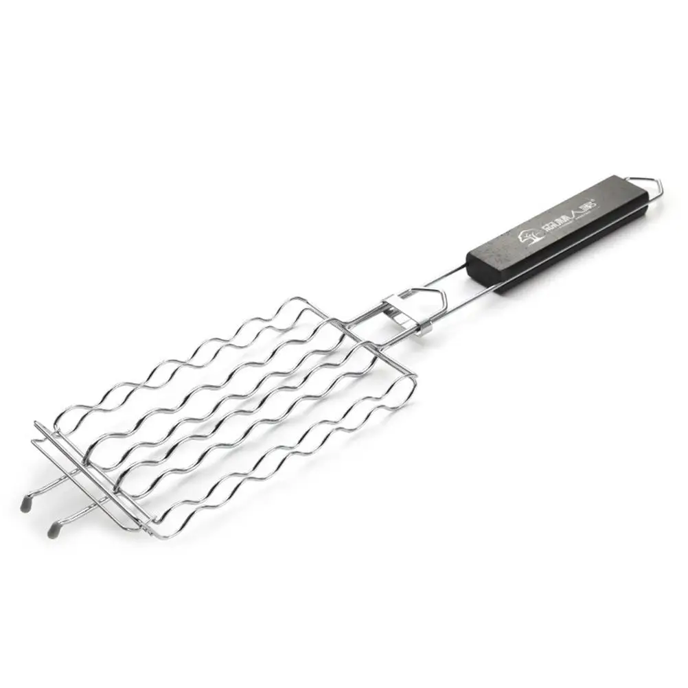Stainless Steel BBQ Clip Tool Barbecue Rack Accessories Grill Clamp Net Kabob Wood Handle Heat Resistant Non Stick Fish Grilling
Stainless Steel BBQ Clip Tool Barbecue Rack Accessories Grill Clamp Net Kabob Wood Handle Heat Resistant Non Stick Fish Grilling