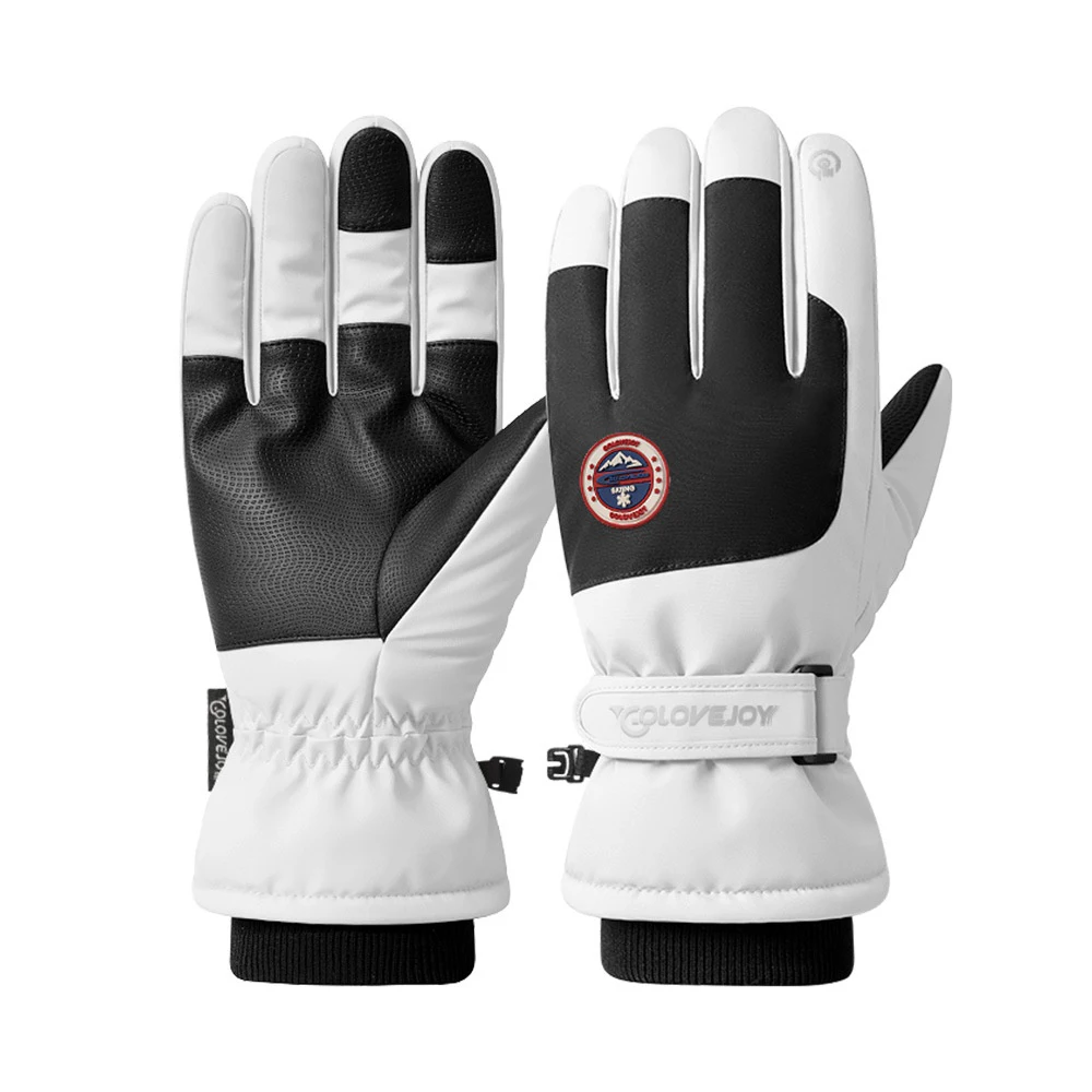 Snow Gloves Winter Unisex Snowboard Ski-Waterproof Touch Screen Non-slip Warm Fleece PU Leather Motorcycle Cycling Riding Gloves
Snow Gloves Winter Unisex Snowboard Ski-Waterproof Touch Screen Non-slip Warm Fleece PU Leather Motorcycle Cycling Riding Gloves
