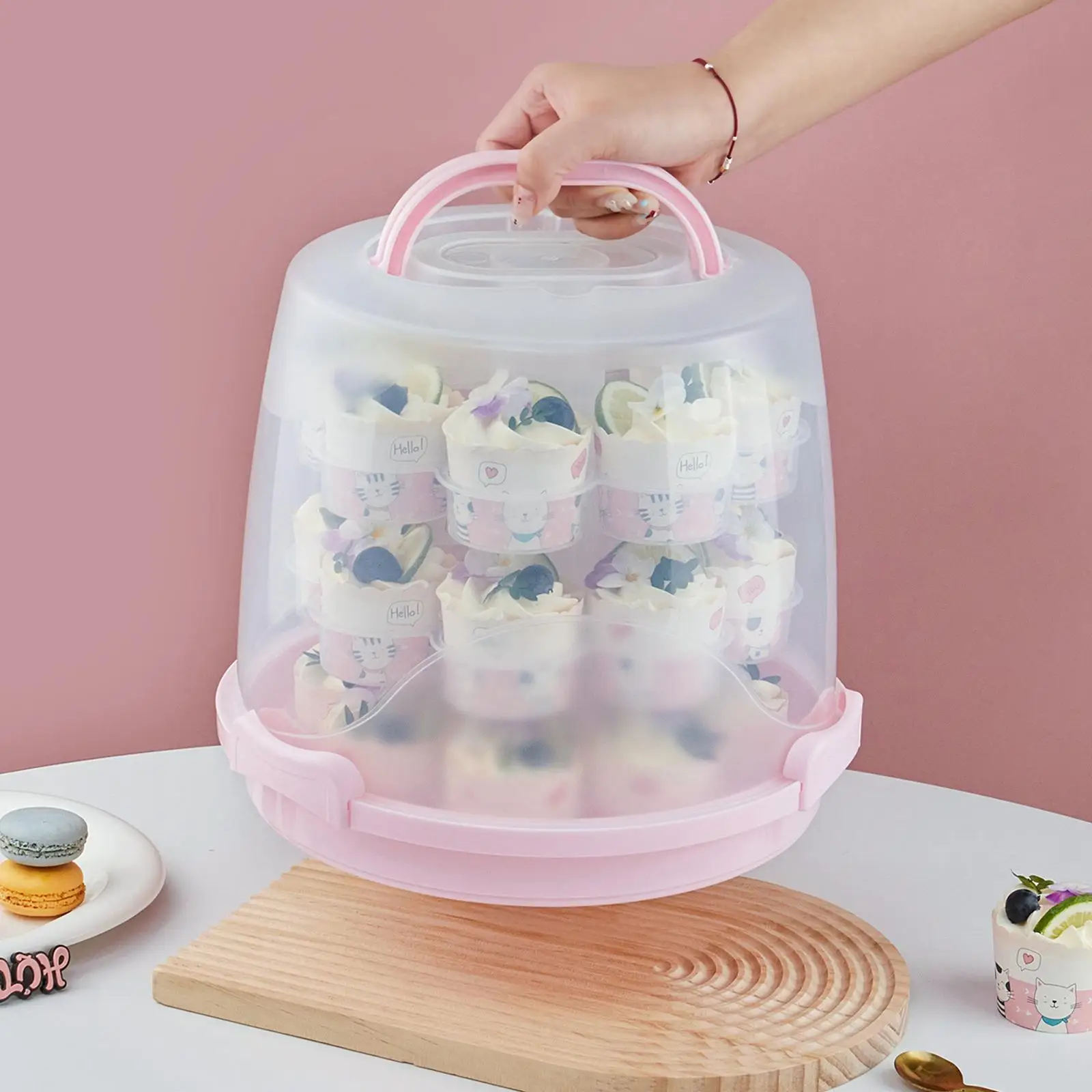 Transparent Roll Cake Container with Dome Lid Multipurpose Cake Box for Bakery and Birthday Storage
Transparent Roll Cake Container with Dome Lid Multipurpose Cake Box for Bakery and Birthday Storage