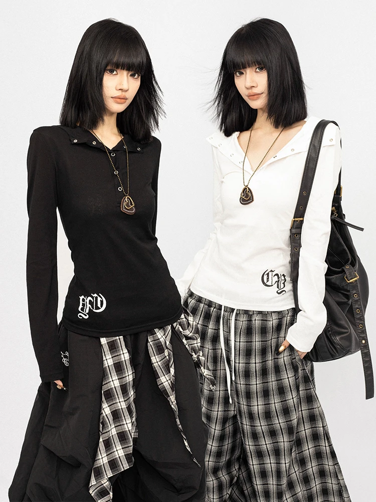 OCTTFLAB Autumn American Retro Hot Girl Bla Hoodie Slim Fit Long Sve Women's T-irt Sun Protection Cotton Polyester Blend
OCTTFLAB Autumn American Retro Hot Girl Bla Hoodie Slim Fit Long Sve Women's T-irt Sun Protection Cotton Polyester Blend