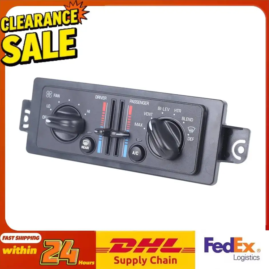 Контроллер климат-контроля для Buick Century Regal 3.1L 3.8L V6 2000-2005 гг.
Контроллер климат-контроля для Buick Century Regal 3.1L 3.8L V6 2000-2005 гг.