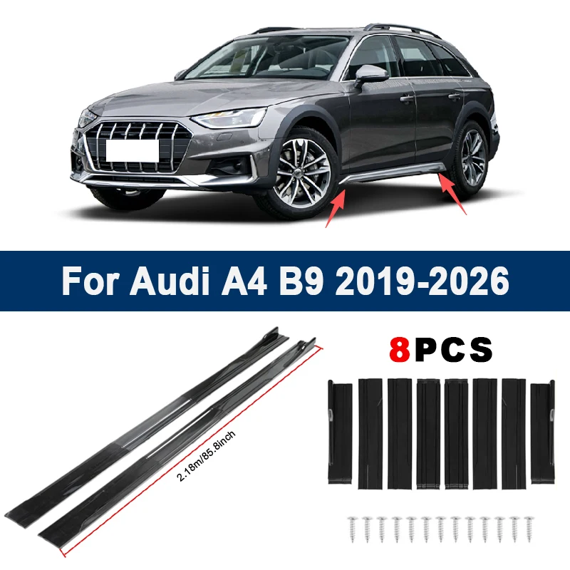 2.18m Sectional Side Skirt Extension Lips For Audi A4 B9 2019-2026 - Racing Side Spoiler Car Modified Body Kit Accessories
2.18m Sectional Side Skirt Extension Lips For Audi A4 B9 2019-2026 - Racing Side Spoiler Car Modified Body Kit Accessories