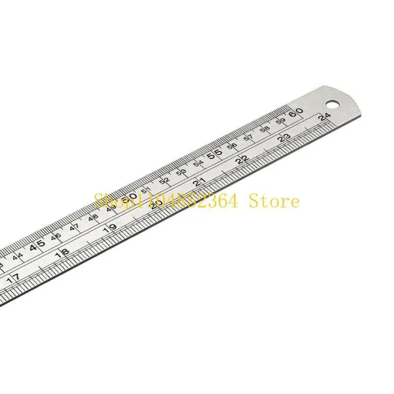 652F Steel Ruler with Double Metric Royal Scale Smooth Corners Hanging Hole for Drafting
652F Steel Ruler with Double Metric Royal Scale Smooth Corners Hanging Hole for Drafting