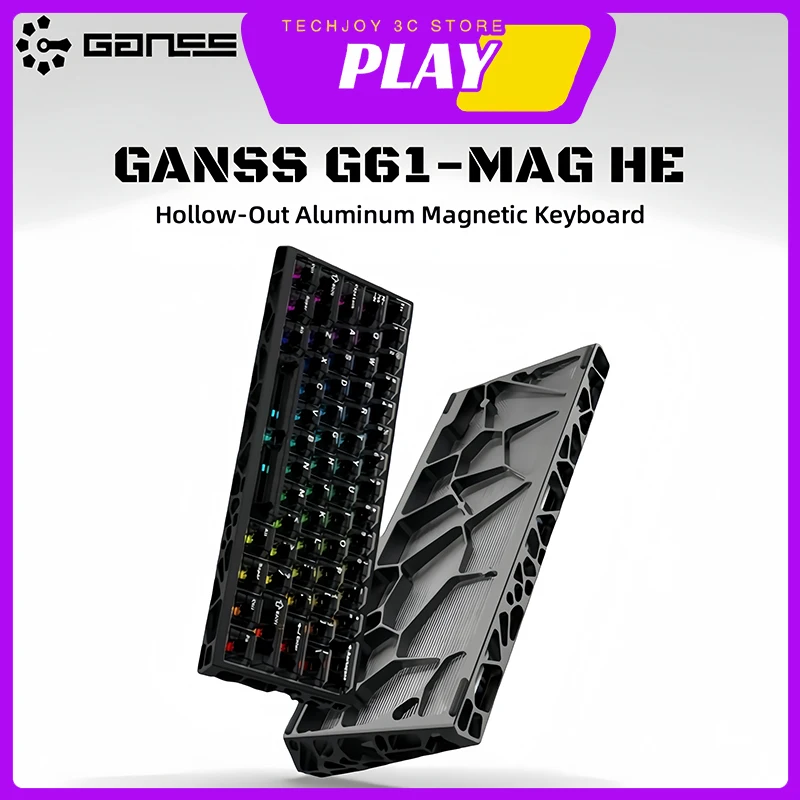 GANSS G61-MAG HE Алюминиевая полая магнитная клавиатура 8K Скорость возврата RT0.01 RGB Игровая клавиатура с горячей заменой для геймеров Ноутбук Сборка
GANSS G61-MAG HE Алюминиевая полая магнитная клавиатура 8K Скорость возврата RT0.01 RGB Игровая клавиатура с горячей заменой для геймеров Ноутбук Сборка