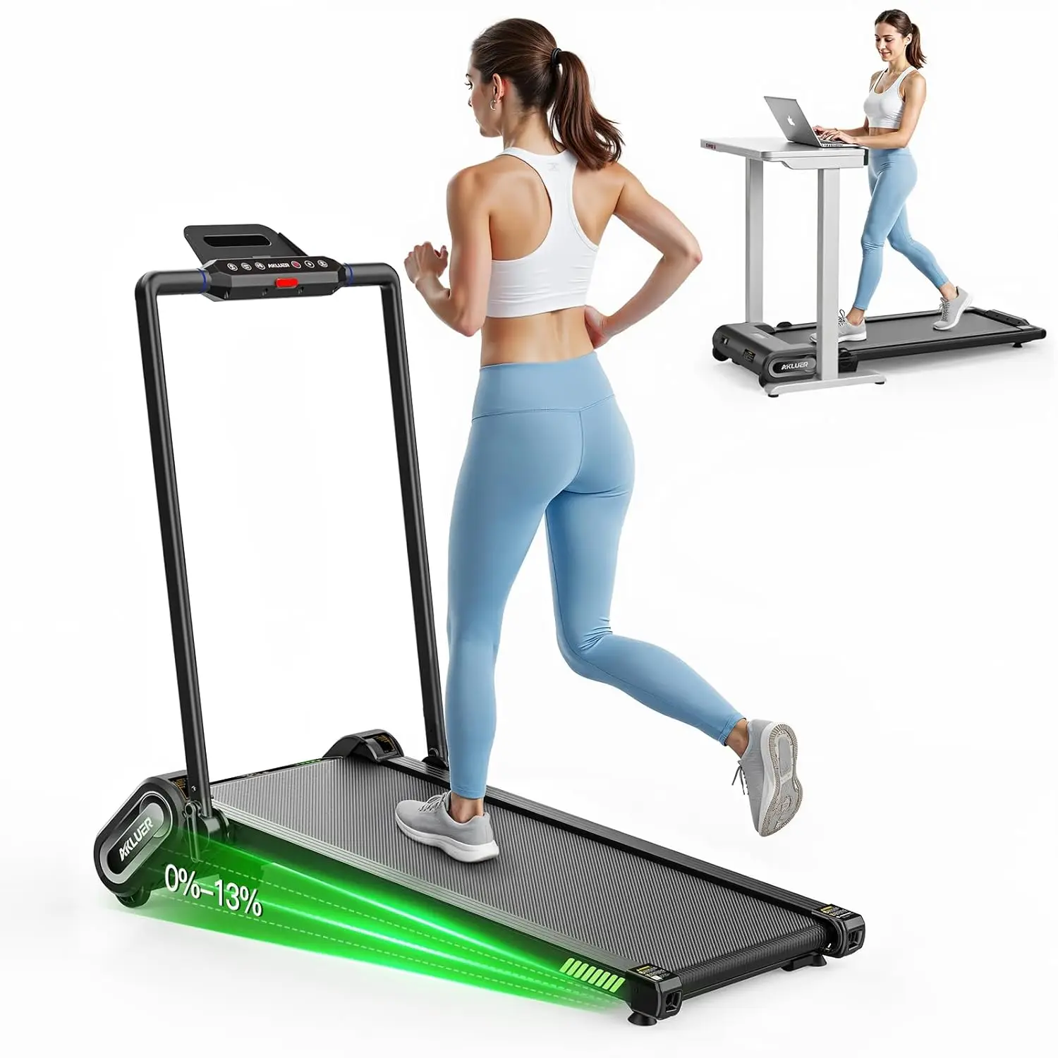 Walking Pad Treadmill with Auto Incline, 6 in 1 Under Desk Treadmill, 6-Level Incline Treadmills, 2.5HP Portable, Custom
Walking Pad Treadmill with Auto Incline, 6 in 1 Under Desk Treadmill, 6-Level Incline Treadmills, 2.5HP Portable, Custom
