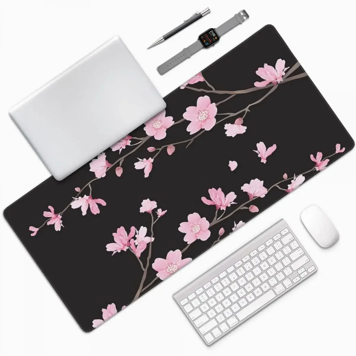 Cherry Blossom Flower Plant - черный большой коврик для мыши, компьютерная клавиатура, коврик для мыши, геймерский ПК, ноутбук, настольный коврик, офисные коврики для стола
Cherry Blossom Flower Plant - черный большой коврик для мыши, компьютерная клавиатура, коврик для мыши, геймерский ПК, ноутбук, настольный коврик, офисные коврики для стола