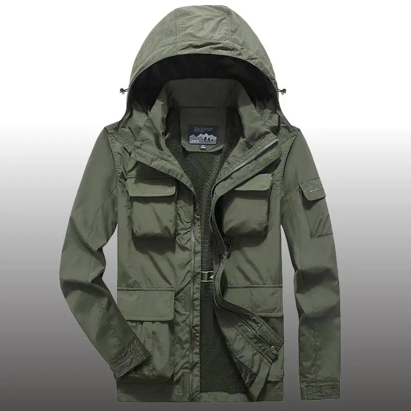 Spring Tactical Men Waterproof Windbreaker Outwear Coats Autumn Hooded Outdoor Fishing Trekking Hiking Jackets
Spring Tactical Men Waterproof Windbreaker Outwear Coats Autumn Hooded Outdoor Fishing Trekking Hiking Jackets