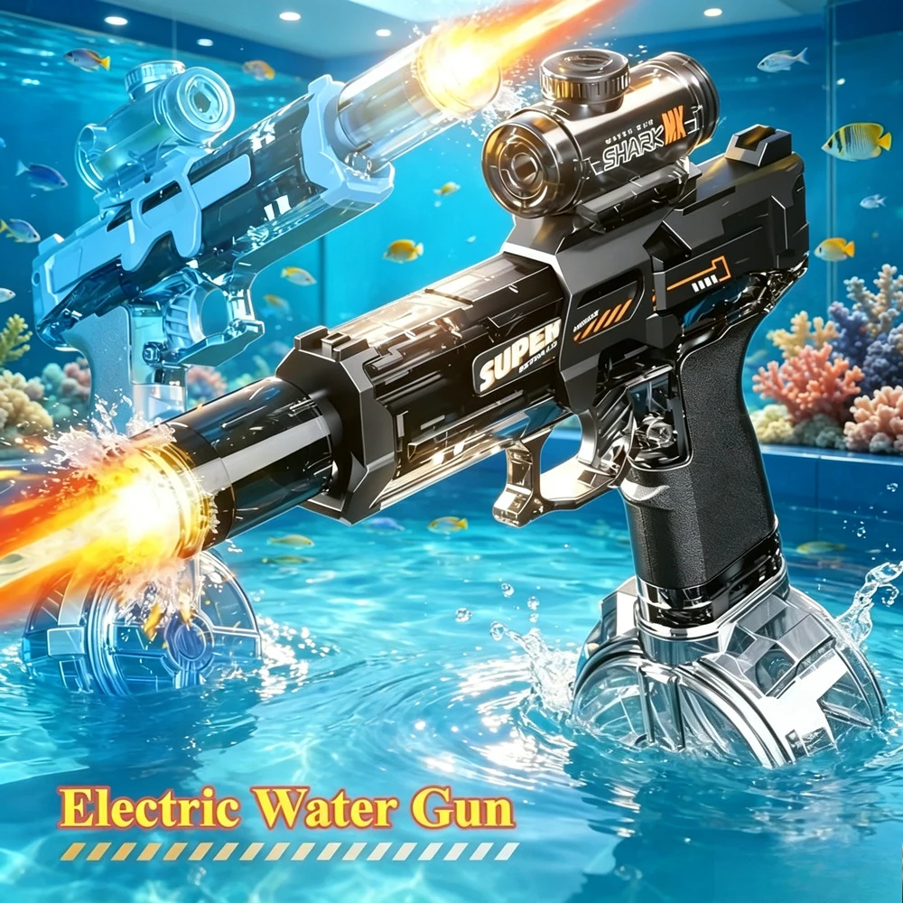 LED Flame Light High Pressure Water Pistol Automatic Continuous Shooting Water Gun Great Summer Outdoor Gift for All Ages
LED Flame Light High Pressure Water Pistol Automatic Continuous Shooting Water Gun Great Summer Outdoor Gift for All Ages