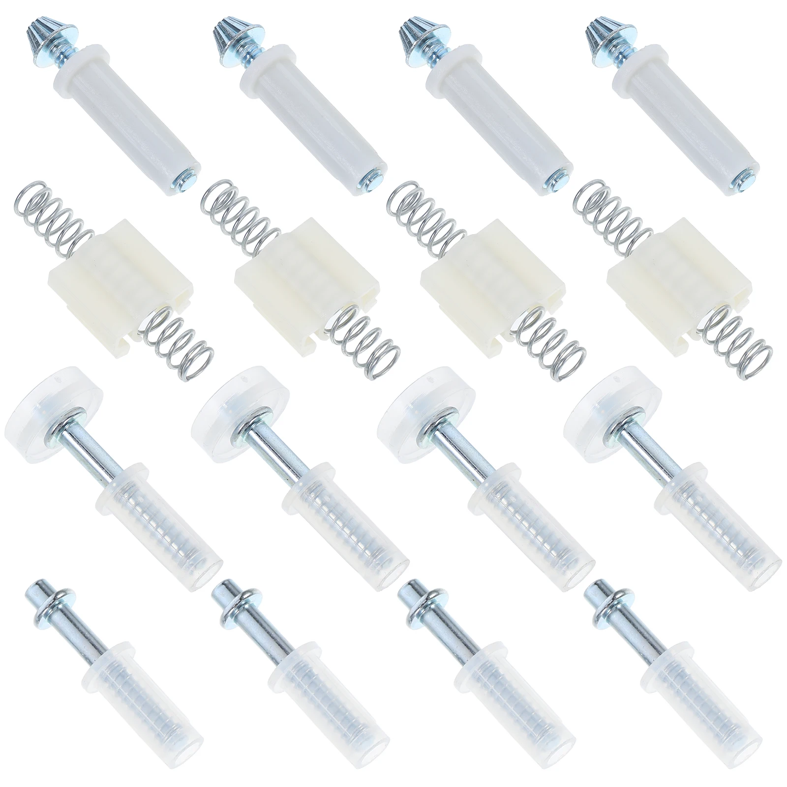 16 Pcs Door Track Hardware Durable Carbon Steel Fold Barn Closet Bottom Pivot Sliding Door Hardware Guide Replacement Kit
16 Pcs Door Track Hardware Durable Carbon Steel Fold Barn Closet Bottom Pivot Sliding Door Hardware Guide Replacement Kit