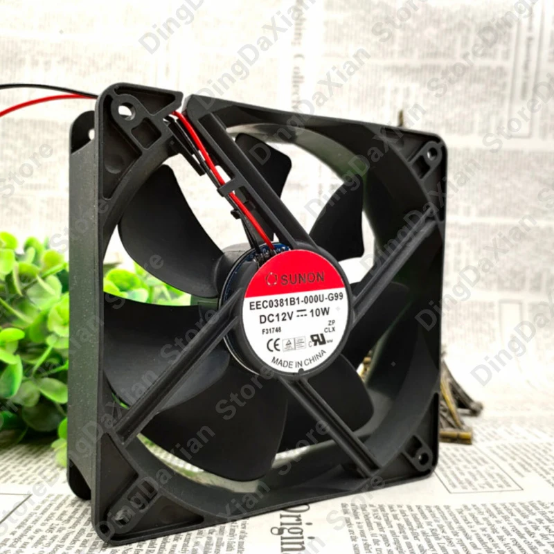 1 шт. для SUNON EEC0381B1-000U-G99 | 12В 10Вт | 12 см | Бесшумный промышленный вентилятор охлаждения
1 шт. для SUNON EEC0381B1-000U-G99 | 12В 10Вт | 12 см | Бесшумный промышленный вентилятор охлаждения
