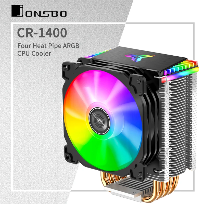 JONSBO CR-1400 4 Heat Pipe Tower CPU Cooler ARGB PWM Cooling Fan For Intel LGA775 1150 1151 1155 1156 1200 AM4
JONSBO CR-1400 4 Heat Pipe Tower CPU Cooler ARGB PWM Cooling Fan For Intel LGA775 1150 1151 1155 1156 1200 AM4