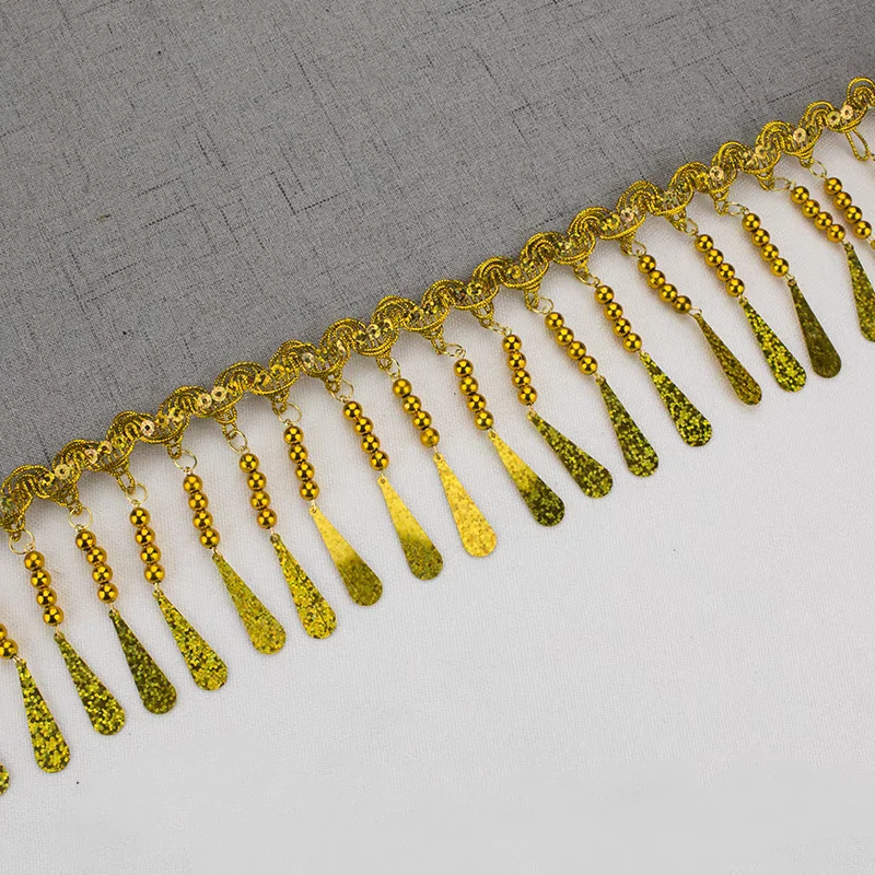 9meters 8.5cm Wide Sequins Beads Beaded Fringe, Fashion Dress Costume Handbag Shoe Sequins Fringe, lampshade Fringe
9meters 8.5cm Wide Sequins Beads Beaded Fringe, Fashion Dress Costume Handbag Shoe Sequins Fringe, lampshade Fringe