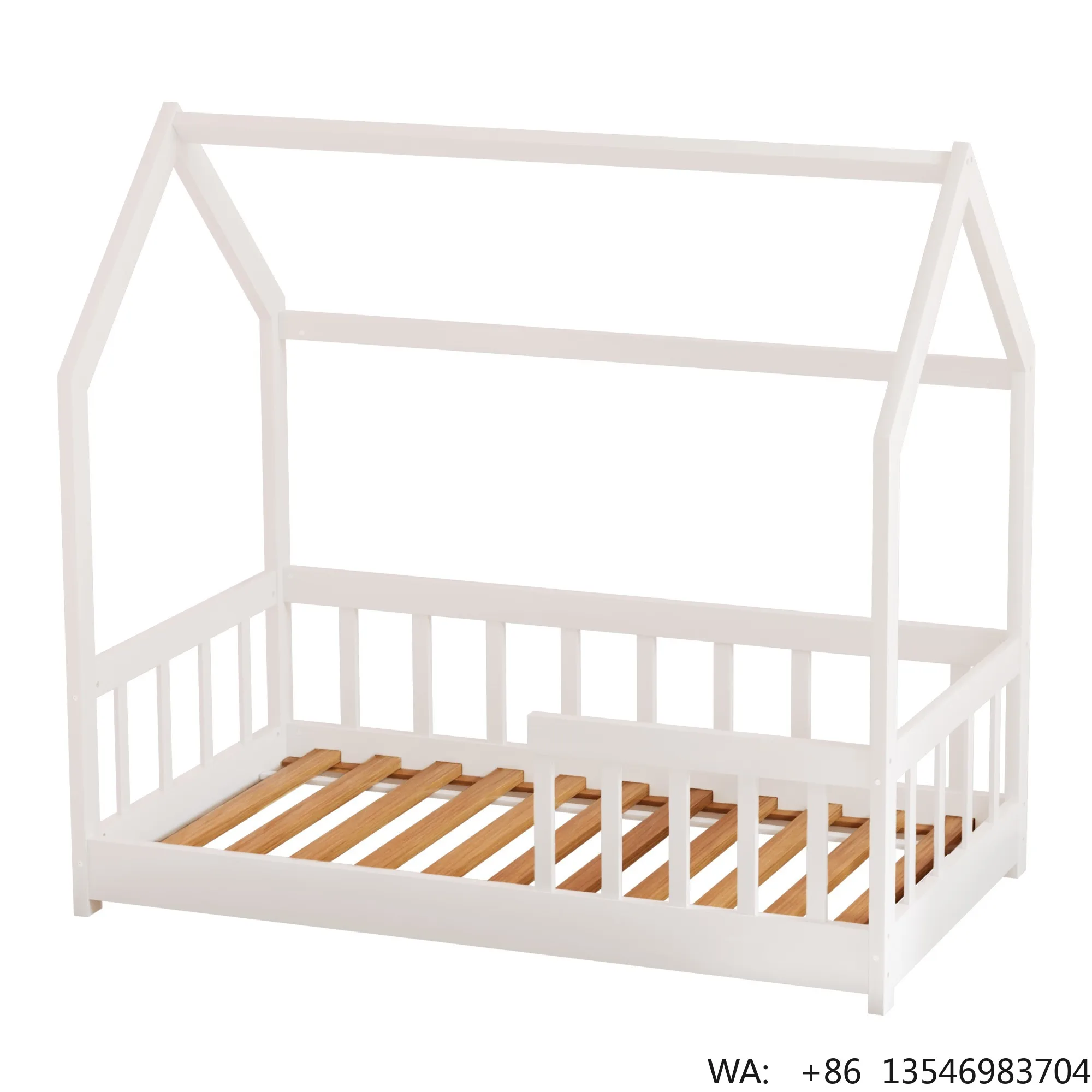 Wooden Children's Single Bed Frame House with Roof Awning Baby Walker Bed Girl's Boy's Single Bed Frame for Bedroom Furniture
Wooden Children's Single Bed Frame House with Roof Awning Baby Walker Bed Girl's Boy's Single Bed Frame for Bedroom Furniture