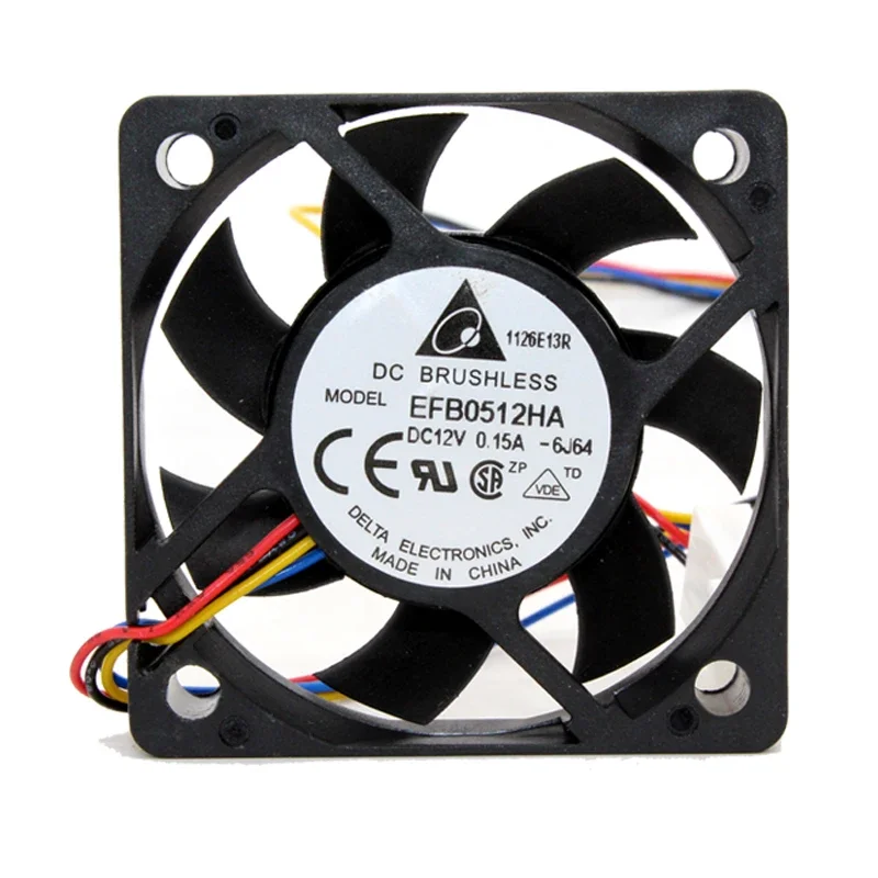 5PCS Delta 5010 50MM 50x50x10MM Fan EFB0512HA For Cooler Master Two Ball Bearing Cooling fan DC12V 0.15A with 3pin 4pin PWM
5PCS Delta 5010 50MM 50x50x10MM Fan EFB0512HA For Cooler Master Two Ball Bearing Cooling fan DC12V 0.15A with 3pin 4pin PWM